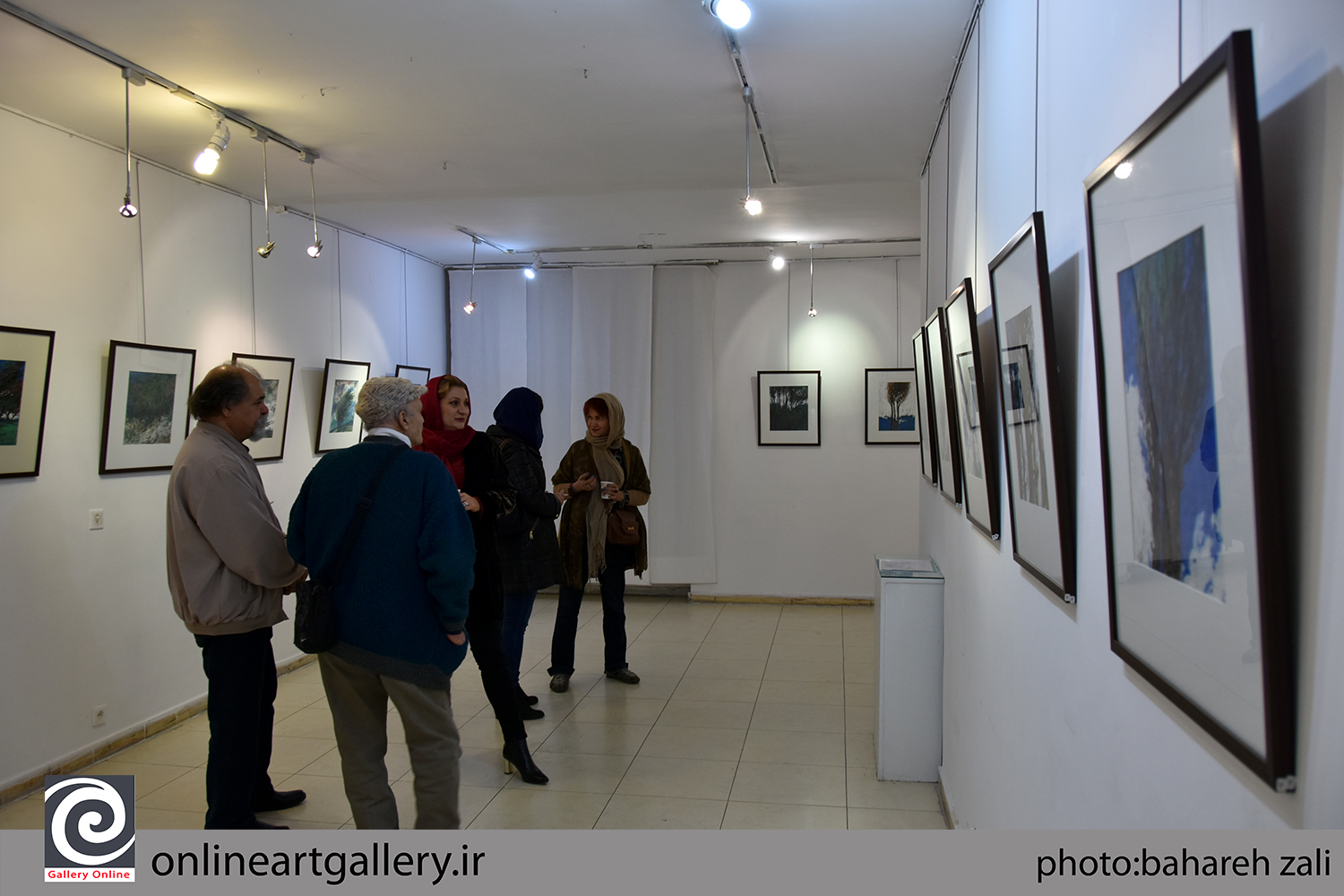 گزارش تصویری نمایشگاه آثار محمدرضا فیروزه ای در گالری هفت ثمر
